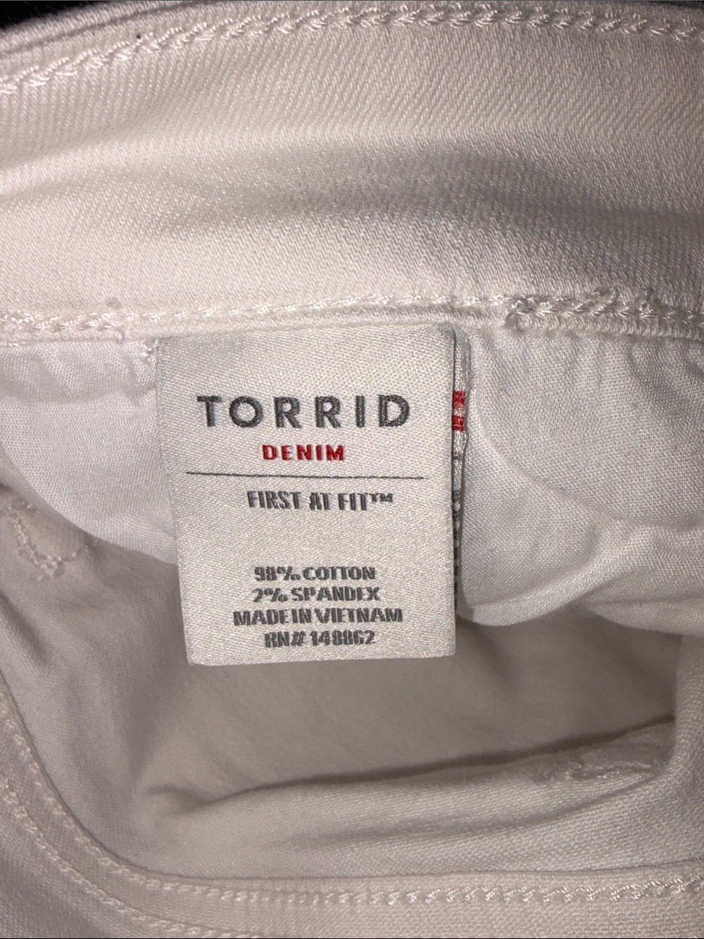 White Women's Jeans - Classic Fit - Picture 10 of 14